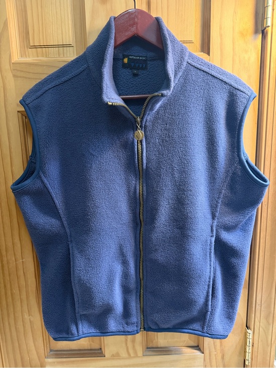 Outdoor Basics Jackets & Blazers - Outdoor Basics Navy Fleece Vest - Full Zip